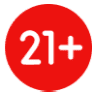 Player must be at least 21 years of age